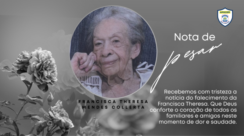 Nota de Pesar Nota de Pesar