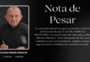 Nota de pesar! Nota de pesar!