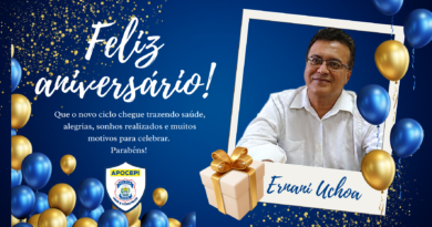 Feliz aniversário, Ernani Uchôa! Feliz aniversário, Ernani Uchôa!