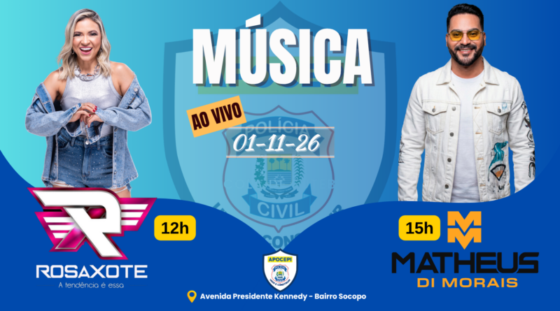 Música ao vivo, alegria e lazer na Apocepi!