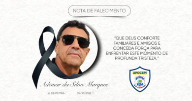 Nota de pesar! Nota de pesar!